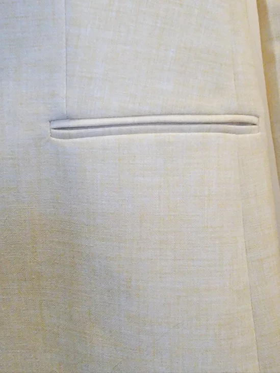 Ann Taylor Yellow 3/4 Sleeve Blazer Jacket Sz: 00P - Picture 3 of 16